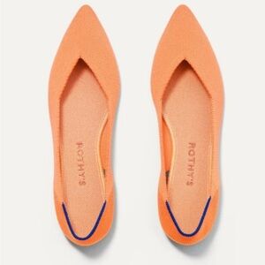 Rothy's Vibrant Orange Flats